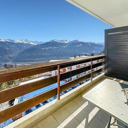 Pied-A-Terre In Crans-Montana, Pool And View - Swiss Alps Lejlighed Eksteriør billede