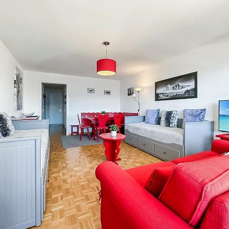 Pied-A-Terre In Crans-Montana, Pool And View - Swiss Alps Lejlighed Eksteriør billede