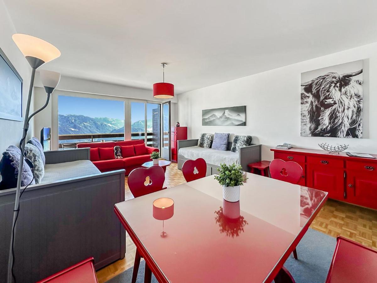 Pied-A-Terre In Crans-Montana, Pool And View - Swiss Alps Lejlighed Eksteriør billede